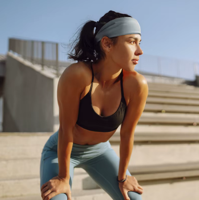 Bandeau de sport anti-glisse